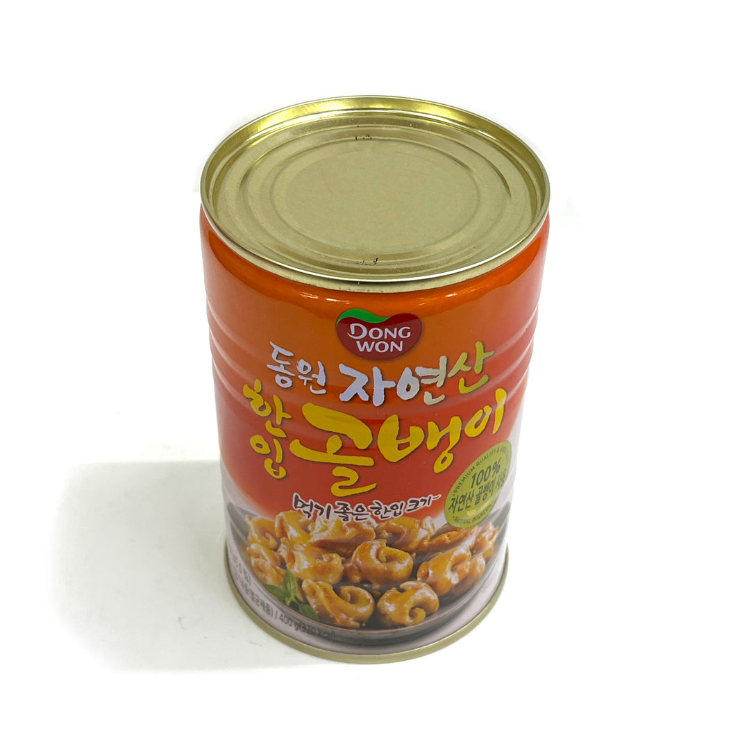 [Dongwon] Natural Canned Whelk (Bai-Top Shell) / 동원 한입 골뱅이 (400g)