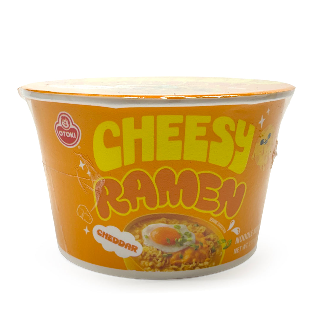 [Ottogi] Stir-Fry Cheesy Ramen Cheddar Big Cup / 오뚜기 치지 치즈 볶음면 큰 컵 라면 체다 (90g)