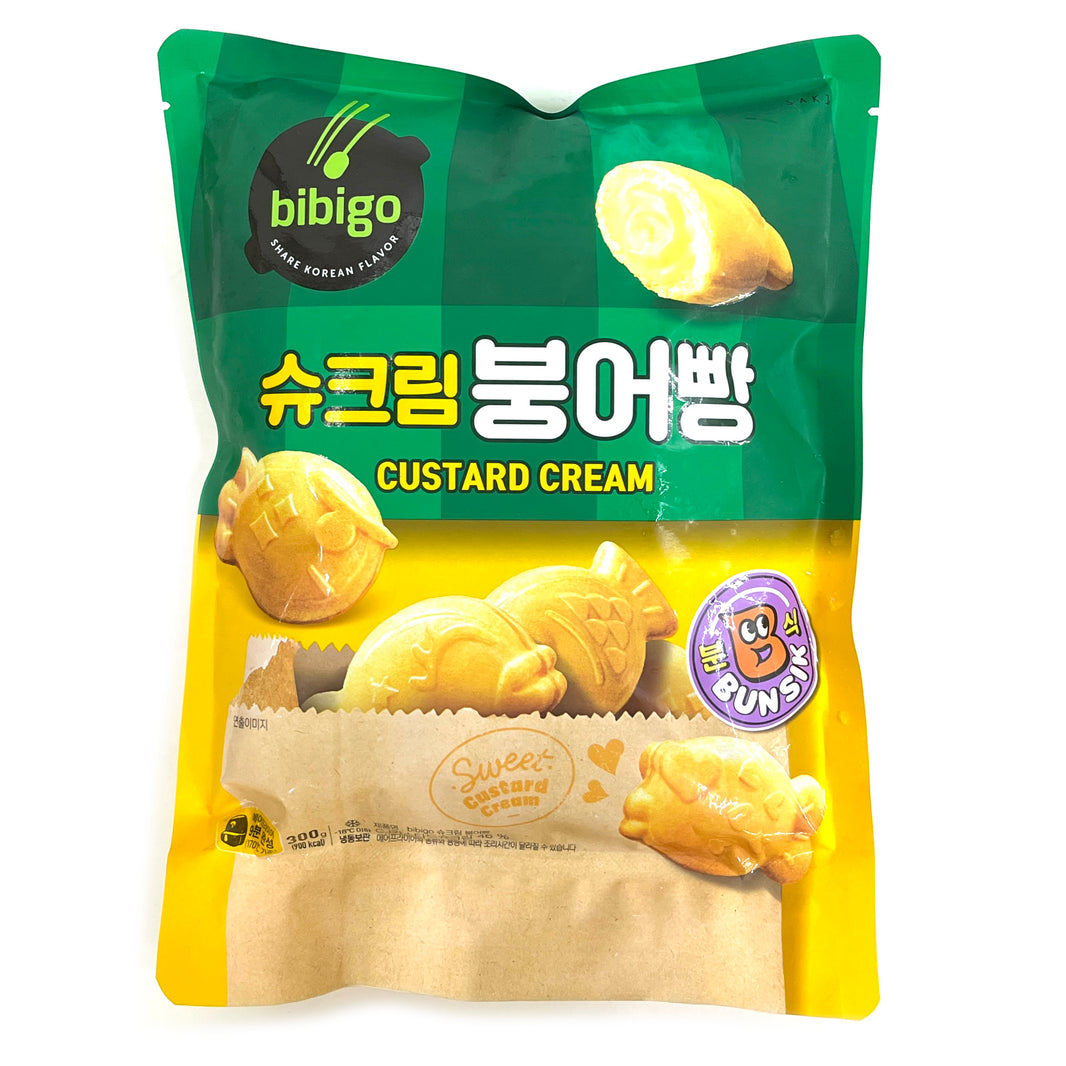 [Bibigo] Fish-Shaped Waffle w. Custard Cream / 비비고 슈크림 붕어빵 (300g)