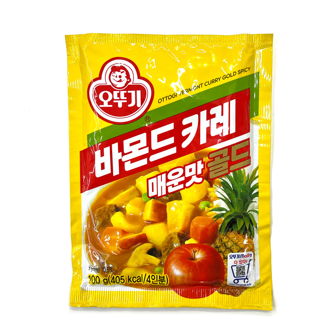 [Ottogi] Vermont Curry Gold Hot / 오뚜기 바몬드 카레 매운맛 골드 (100g)