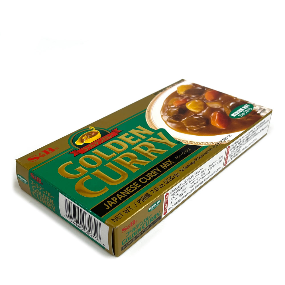 S&B Golden Curry, Medium Hot - 220 g, 12 servings - Japan Centre
