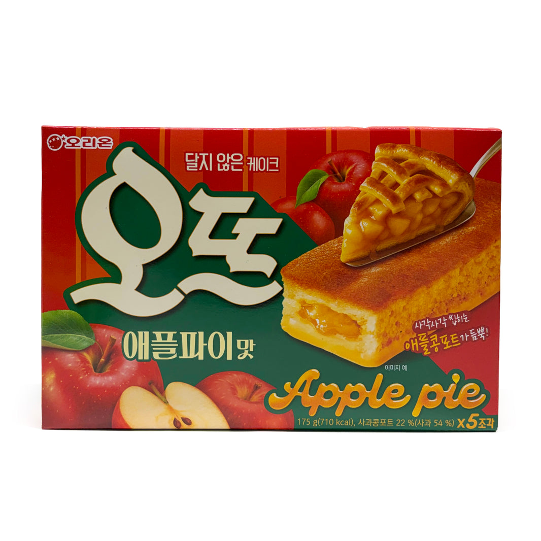 오리온 달지 않은 케이크 오뜨 애플파이 맛 (5pk/box)