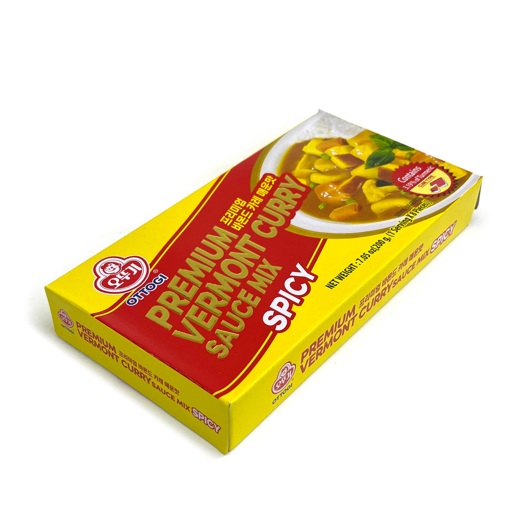 [Ottogi] Premium Vermont Curry Sauce Mix Spicy / 오뚜기 프리미엄 바몬드 카레 매운맛 (200g)
