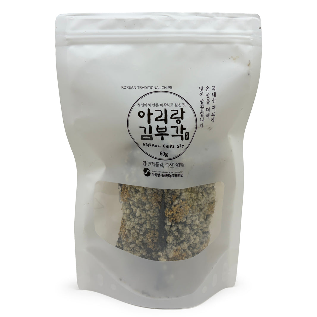 [Arirang] Korean Traditional Chips Seaweed Crisps / 아리랑 김 부각 (60g)