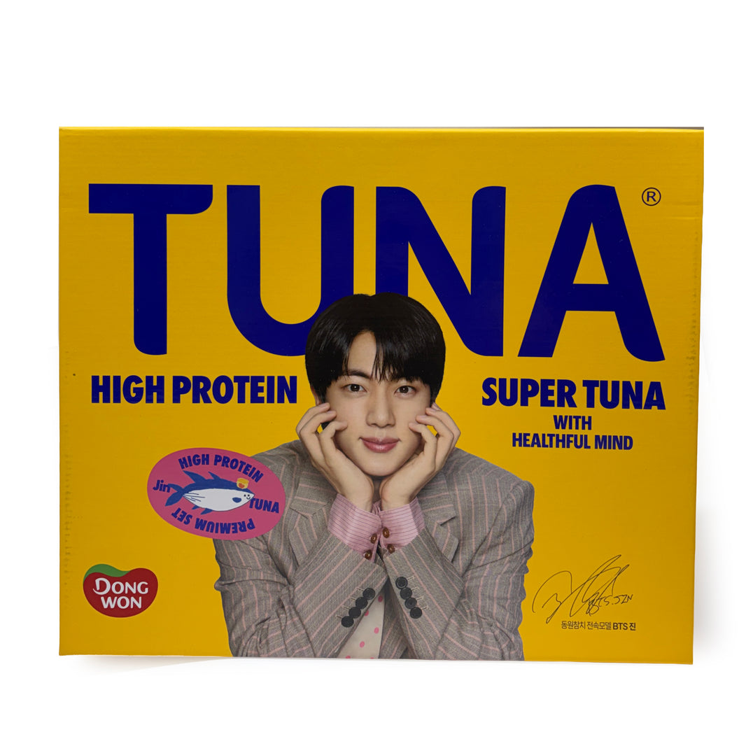 [Dongwon] Tuna Light Standard Gift Set BTS JIN Edition w. Jin Sticker / 동원 고단백 살코기 참치 선물 세트 BTS 진 에디션 (150g x12)