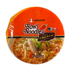 Nongshim Spicy Chicken Bowl Noodle Soup