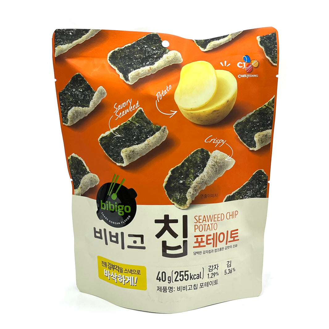 [Bibigo] Seaweed Chip Potato / 비비고 칩 포테이토 김부각 칩 (40g)