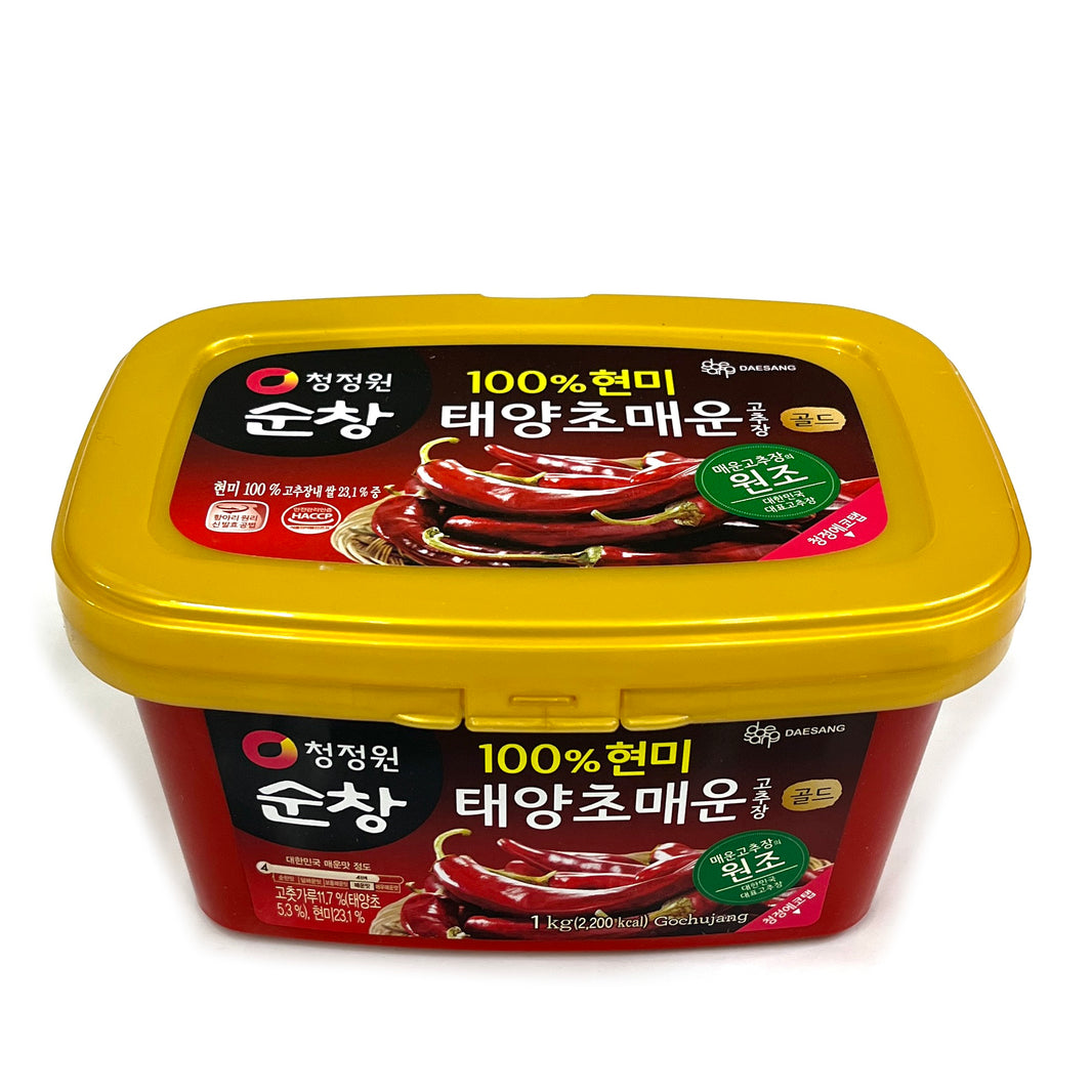[O'food] Sunchang Gochujang Brown Rice Spicy Red Pepper Paste / 오푸드 순창 100% 현미 태양초 매운 고추장  (1kg)