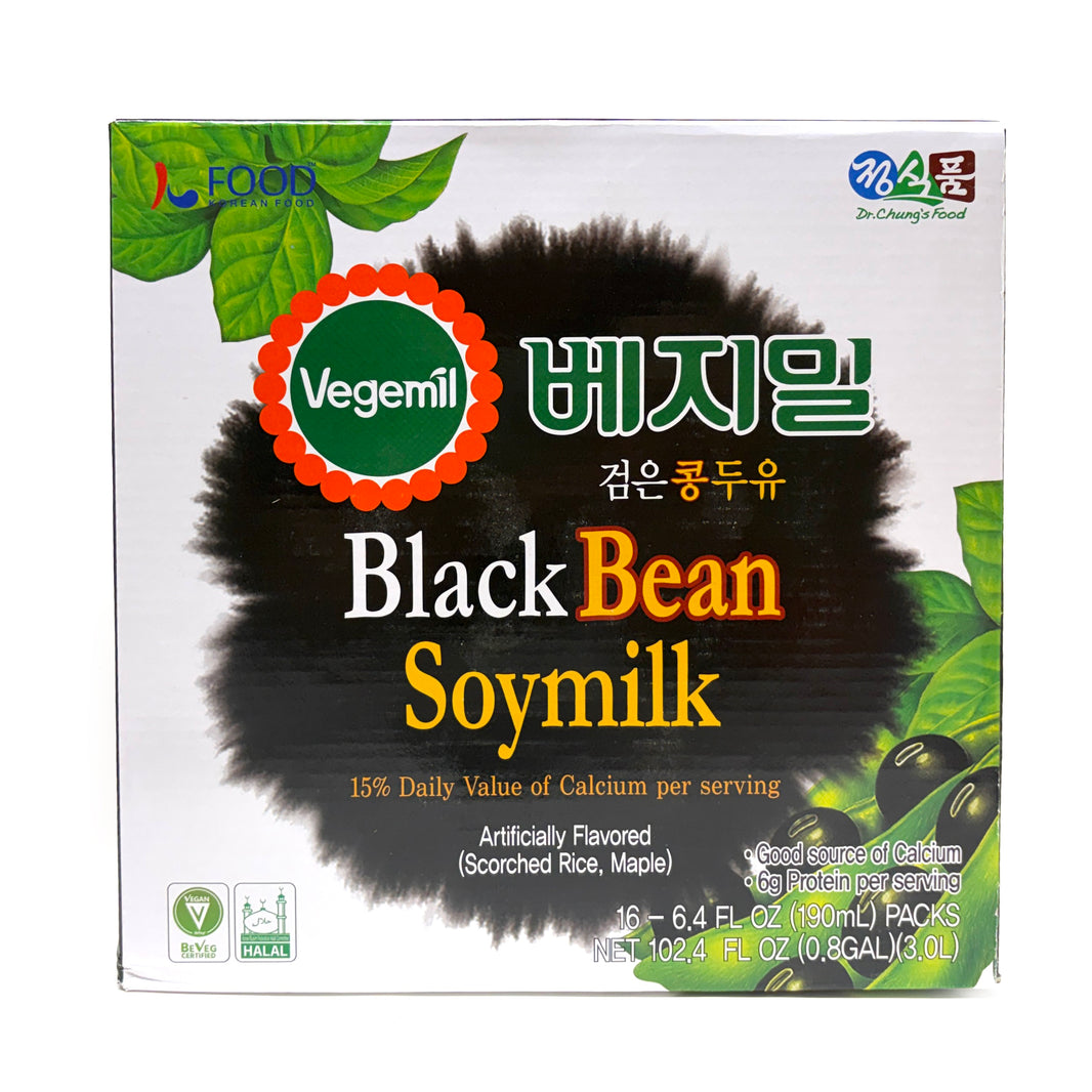 [Chung’s Food] Vegemil Blackbean Soymilk / 정식품 베지밀 검은 콩 두유 (16pc/box)