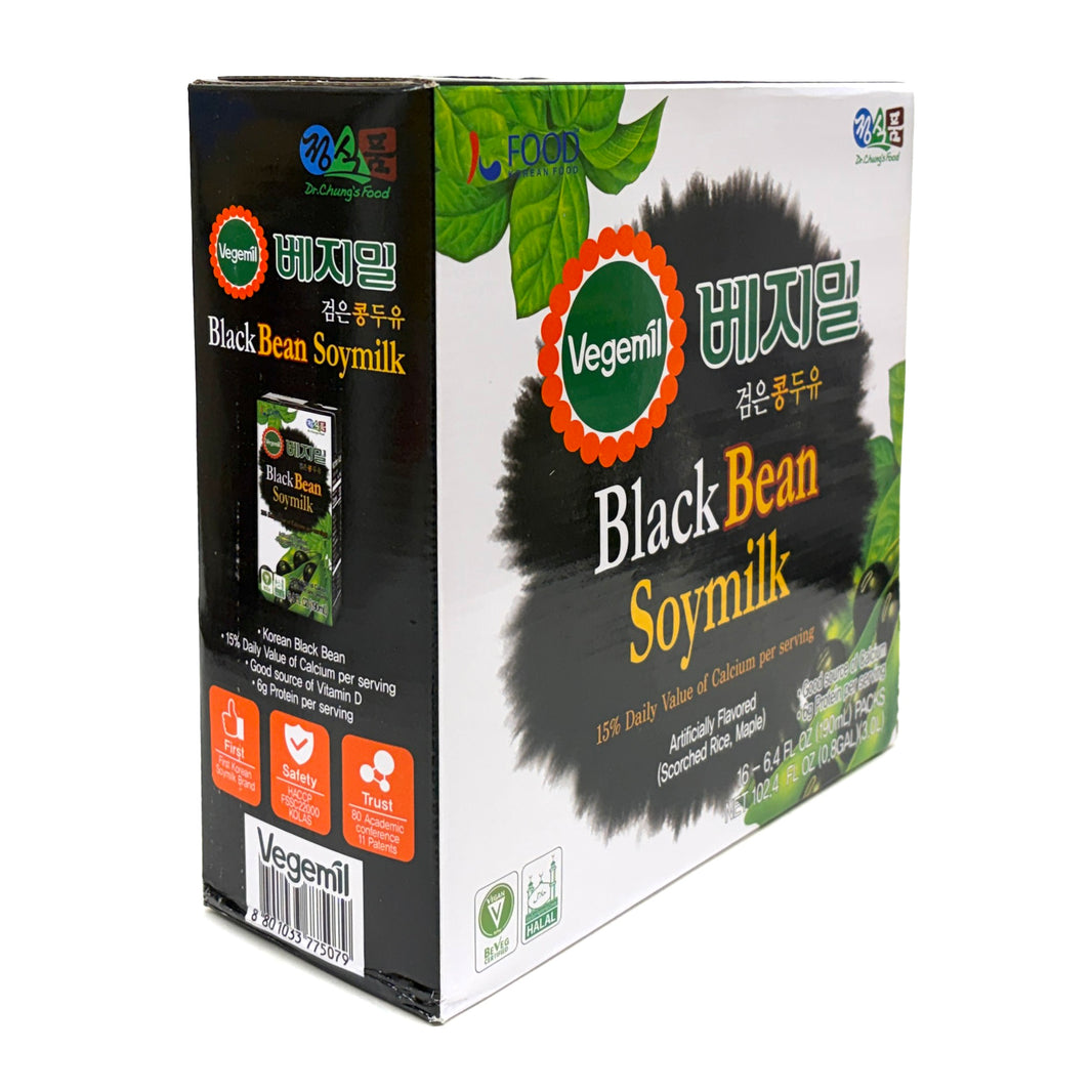 [Chung’s Food] Vegemil Blackbean Soymilk / 정식품 베지밀 검은 콩 두유 (16pc/box)