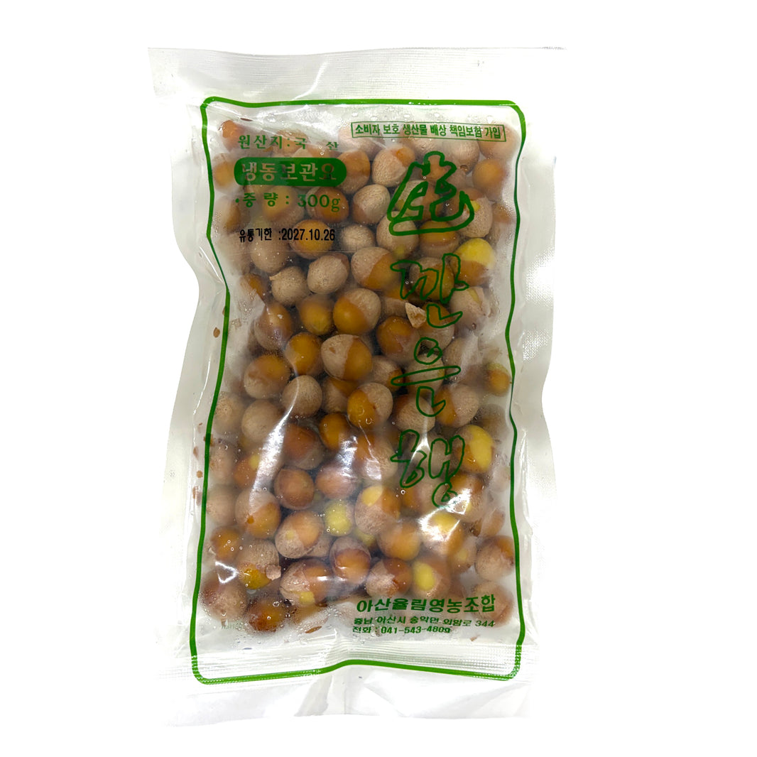 [Asan] Frozen Peeled Gingko / 아산 율림 영농 조합 생 깐 은행 냉동 (300g)