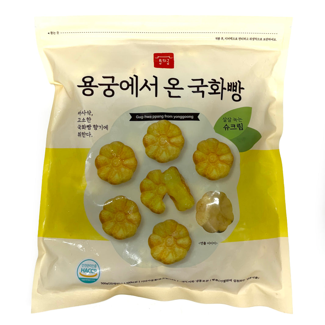 용의궁 용궁에서 온 슈크림 국화빵 (500g)