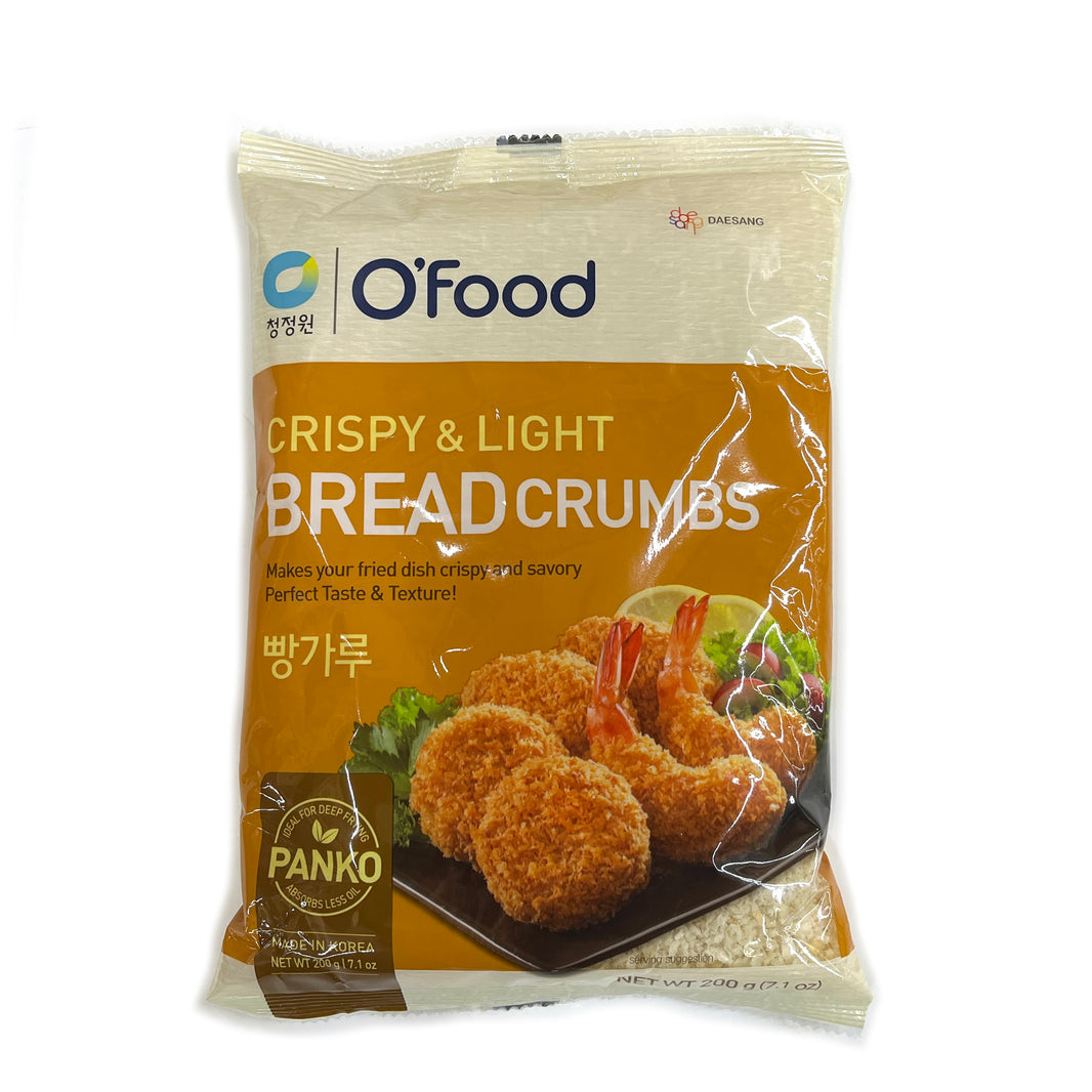 [O'food] Breadcrumbs Crispy & Light / 청정원 오푸드 빵가루 (200g or 500g)