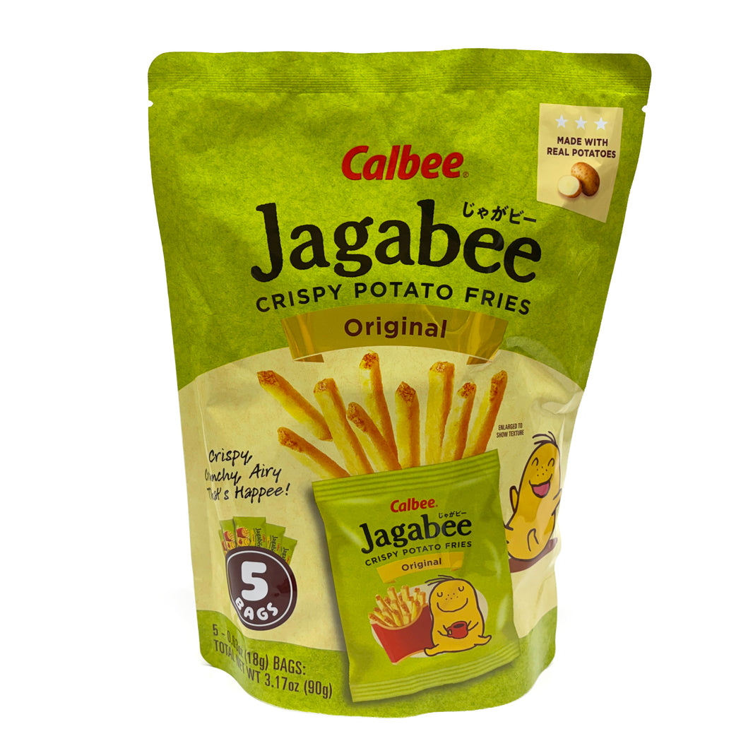[Calbee] Jagabee Crispy Potato Fries Original 5 Bags / 칼비 자가비 바삭한 감자 후라이 오리지날 (90g/ 18g x5)