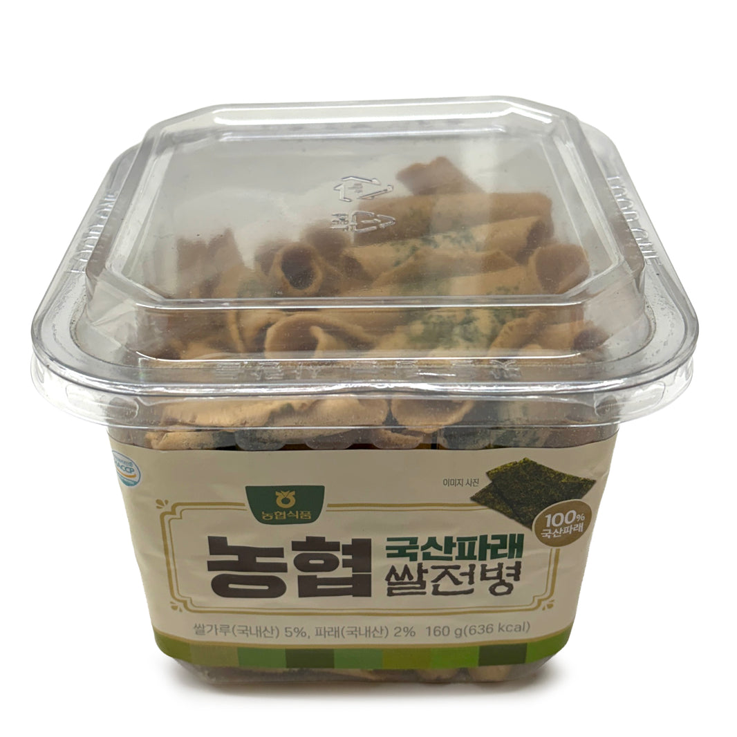 [NH] Rice Cracker Seaweed Flavor / 농협 국산 파래 쌀 전병 쌀전병 (160g)