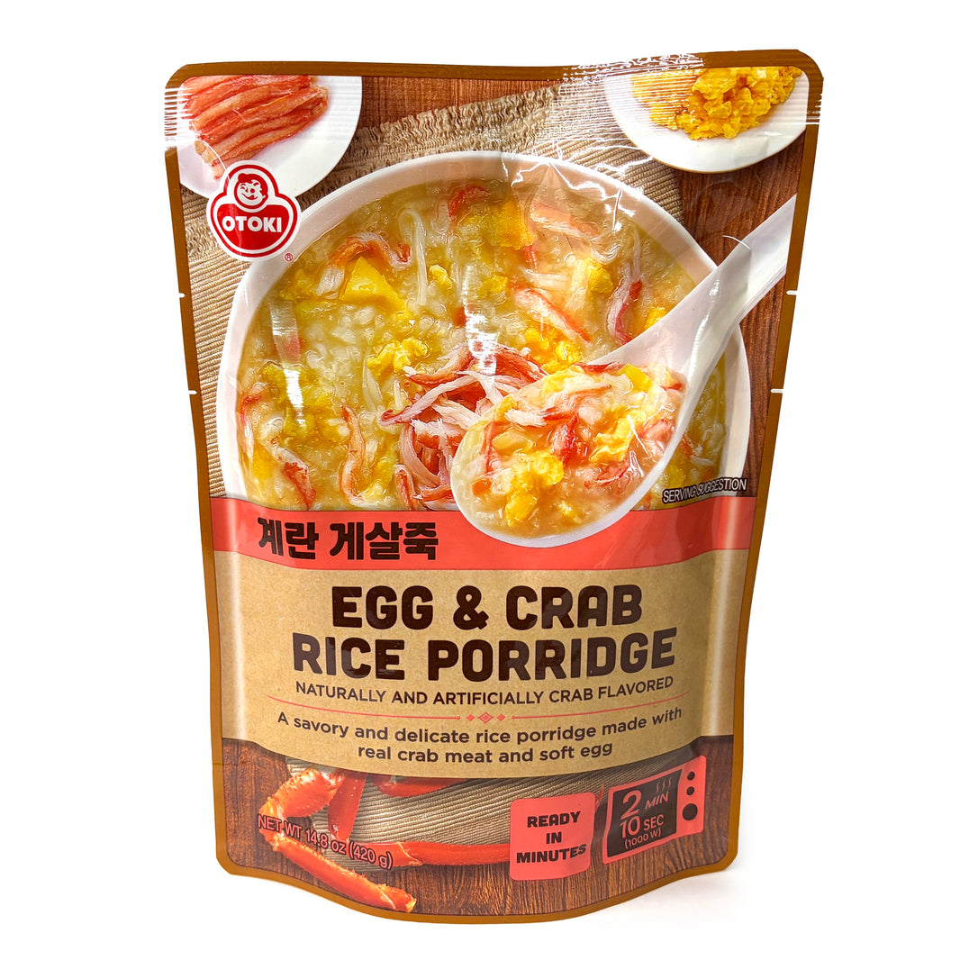 [Ottogi] Egg & Crab Rice Porridge / 오뚜기 계란 게살 죽 (420g)