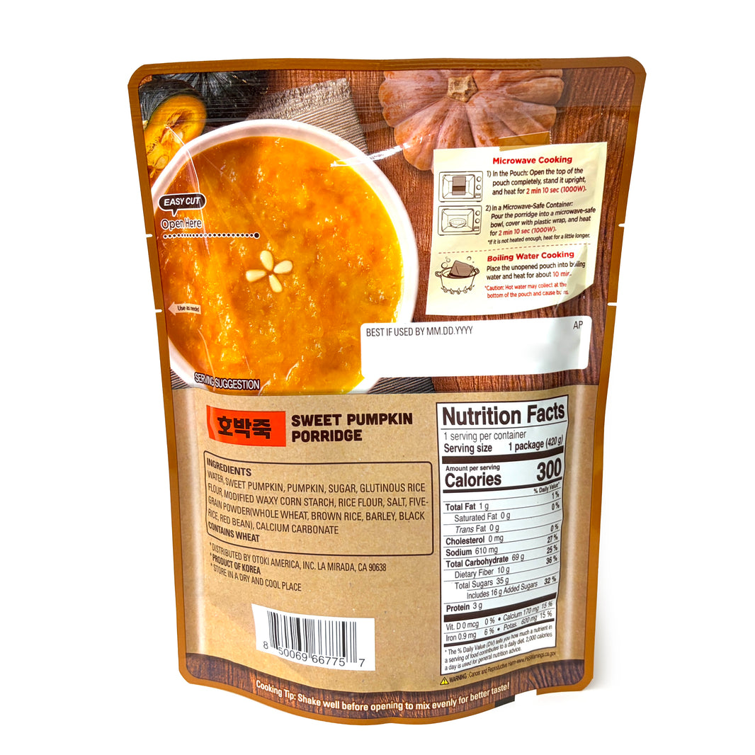 [Ottogi] Sweet Pumpkin Porridge / 오뚜기 호박 죽 (420g)
