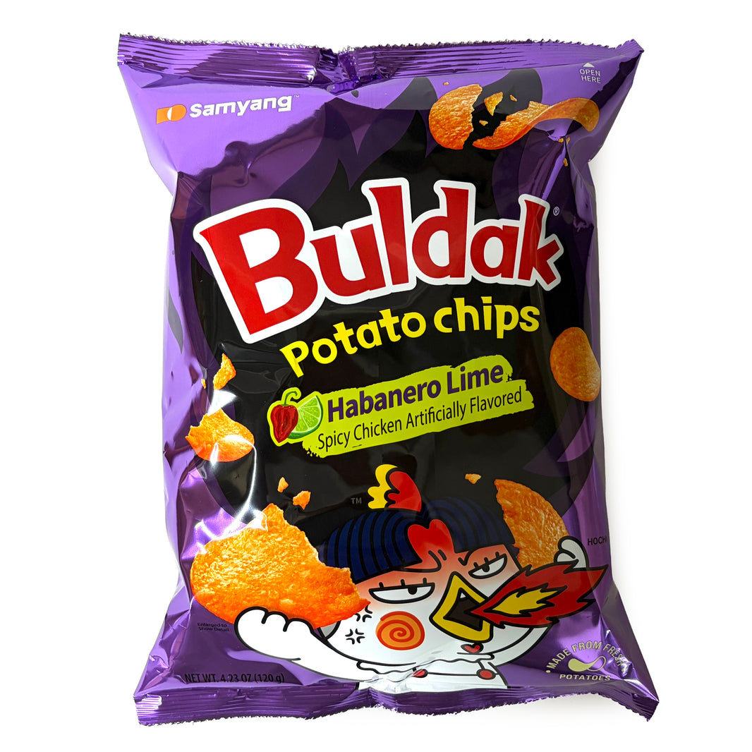 [Samyang] Buldak Potato Chip Habanero Lime/ 삼양 불닭 감자 칩 하바네로 라임 (120g)