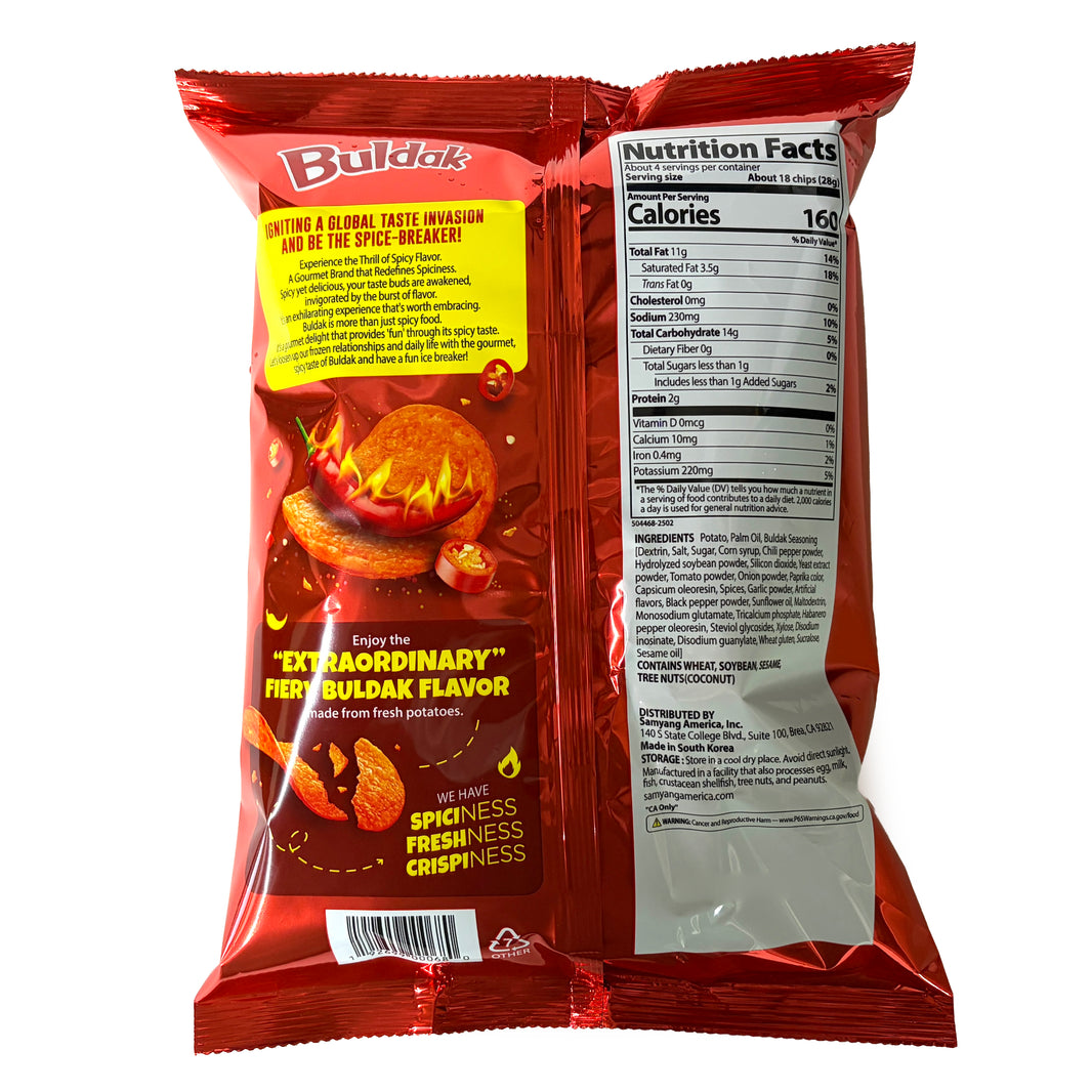[Samyang] Buldak Potato Chip Original / 삼양 불닭 감자 칩 오리지날 (120g)