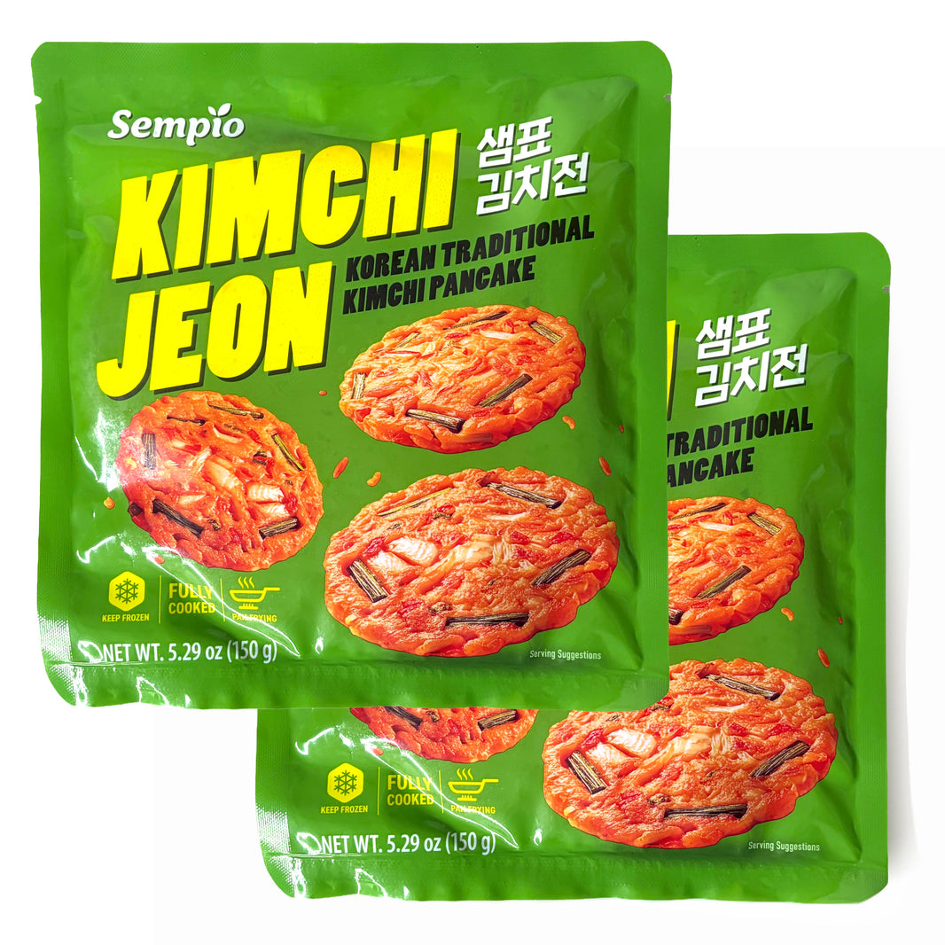 [Sempio] Korean Traditional Kimchi Pancakes Kimchi Jeon / 샘표 김치전 빈대떡 전 (150g x2pk)