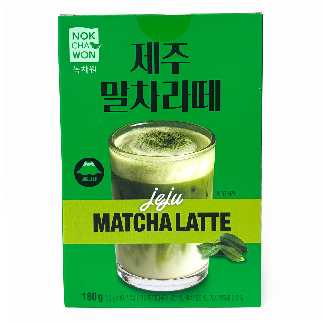 [Nokchawon] Jeju Matcha Latte / 녹차원 제주 마차 라떼 (18g x10 sticks)