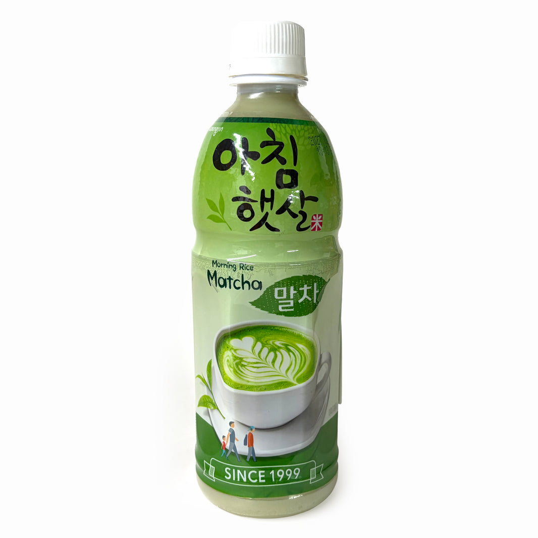 [Woongjin] Matcha Flavored Drink - Morning Rice / 웅진 아침햇살 아침을 먹자 말차 (500ml)