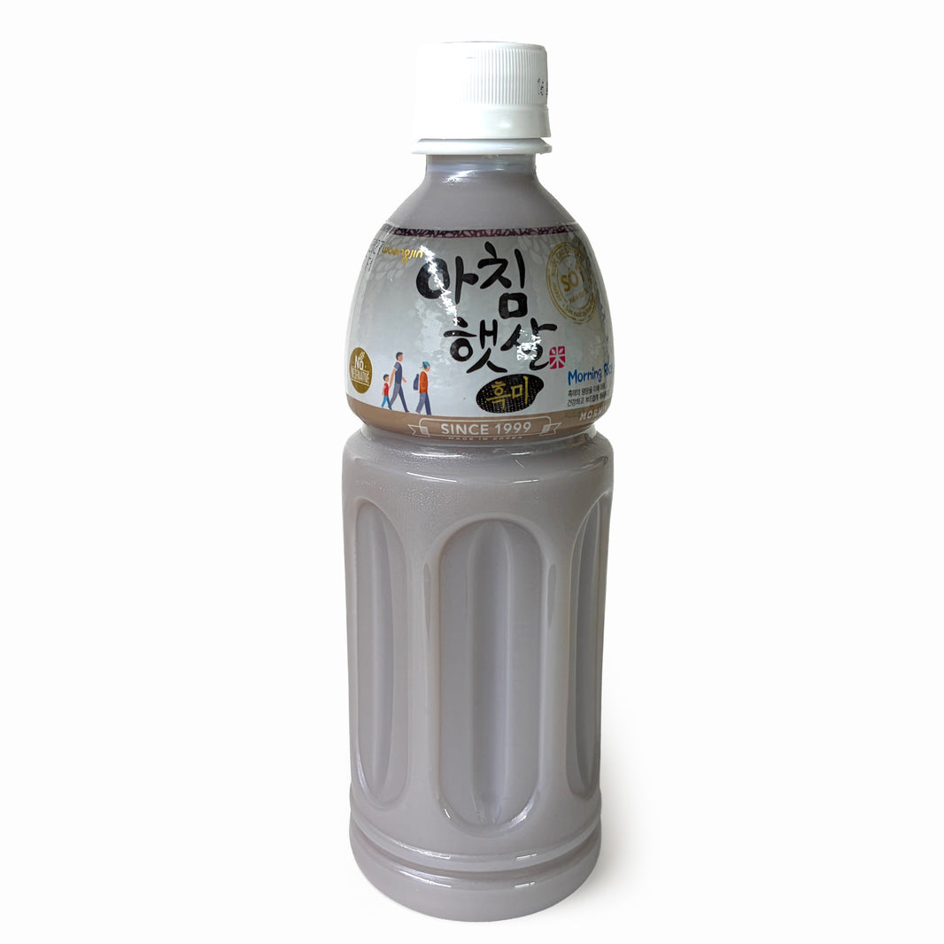 [Woongjin] Black Rice Flavored Drink - Morning Rice / 웅진 아침햇살 아침을 먹자 흑미 (500ml)