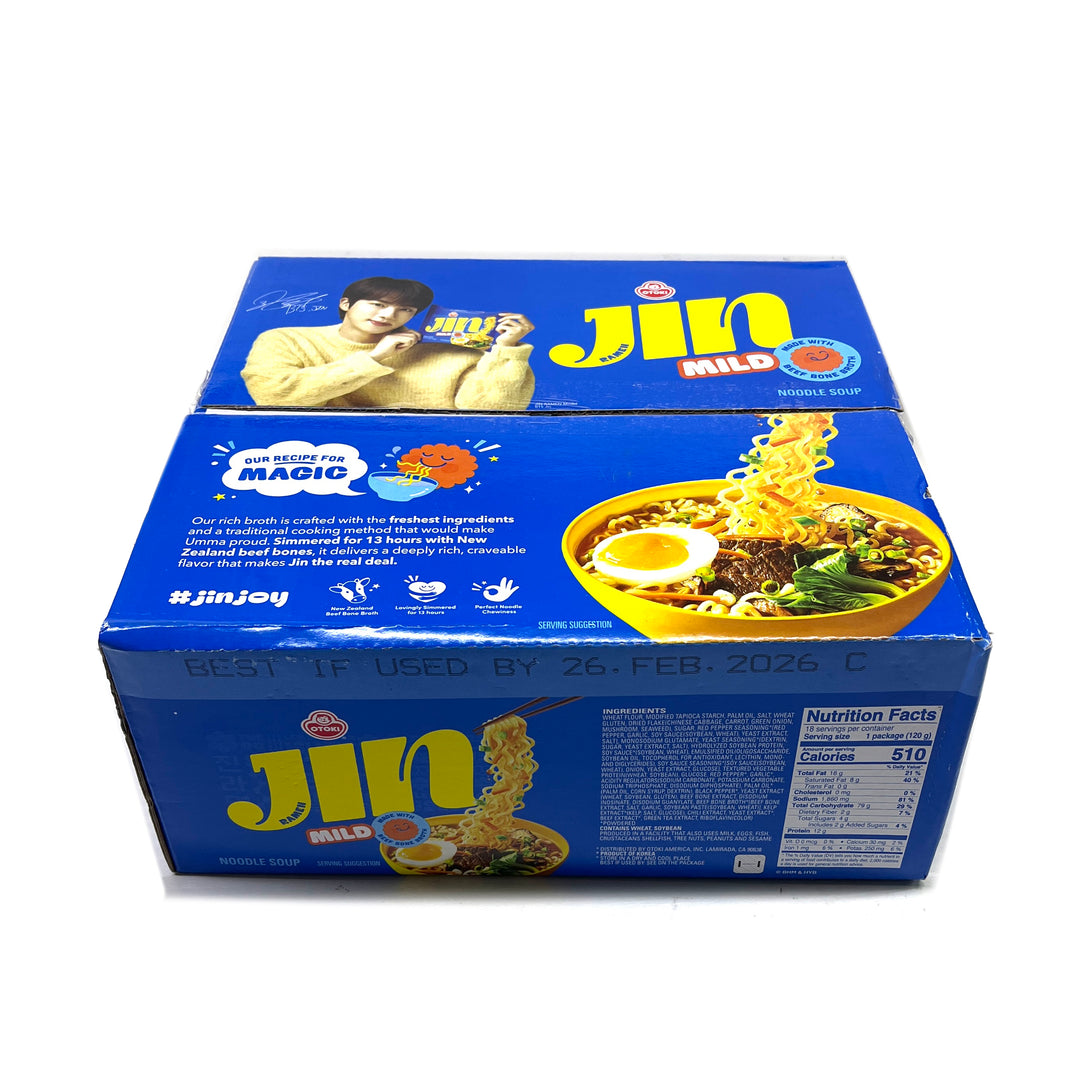 [Ottogi] Jin Ramen Mild / 오뚜기 진라면 순한맛 (18pk/box)