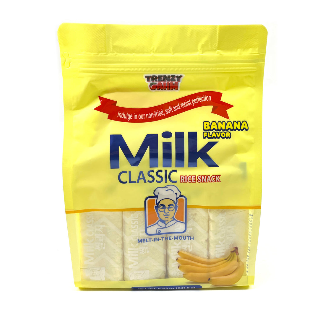 [Trenzy] Milk Classic Rice Snack Banana Flavor / 밀크 클래식 쌀과자 바나나맛 (241.8g)