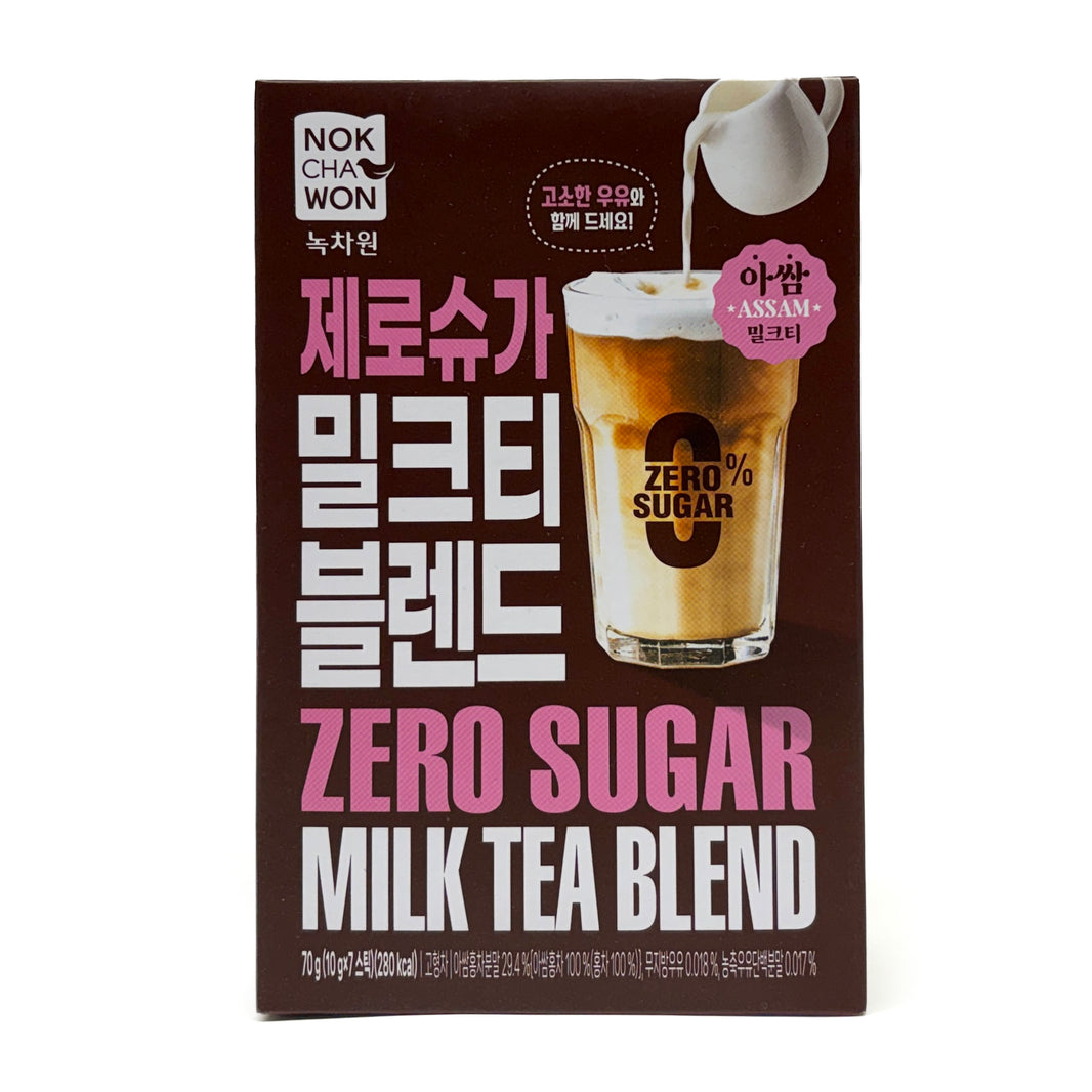 녹차원 제로슈가 밀크티 블렌드 (70g / 10g x7 sticks)
