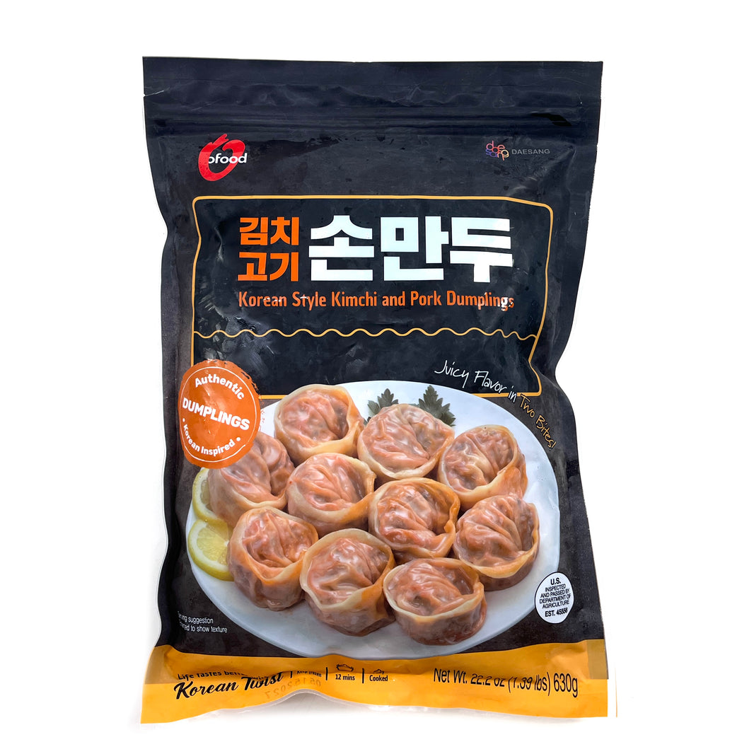 [Ofood] Korean Style Kimchi & Pork Dumpling / 오푸드 김치 고기 손만두 만두 (630g)