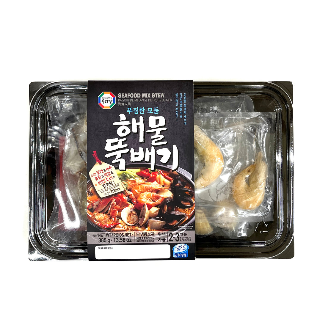 [Surasang] Seafood Mix Stew / 수라상 푸짐한 모듬 해물 뚝배기 해물탕 (385g/2~3인분)