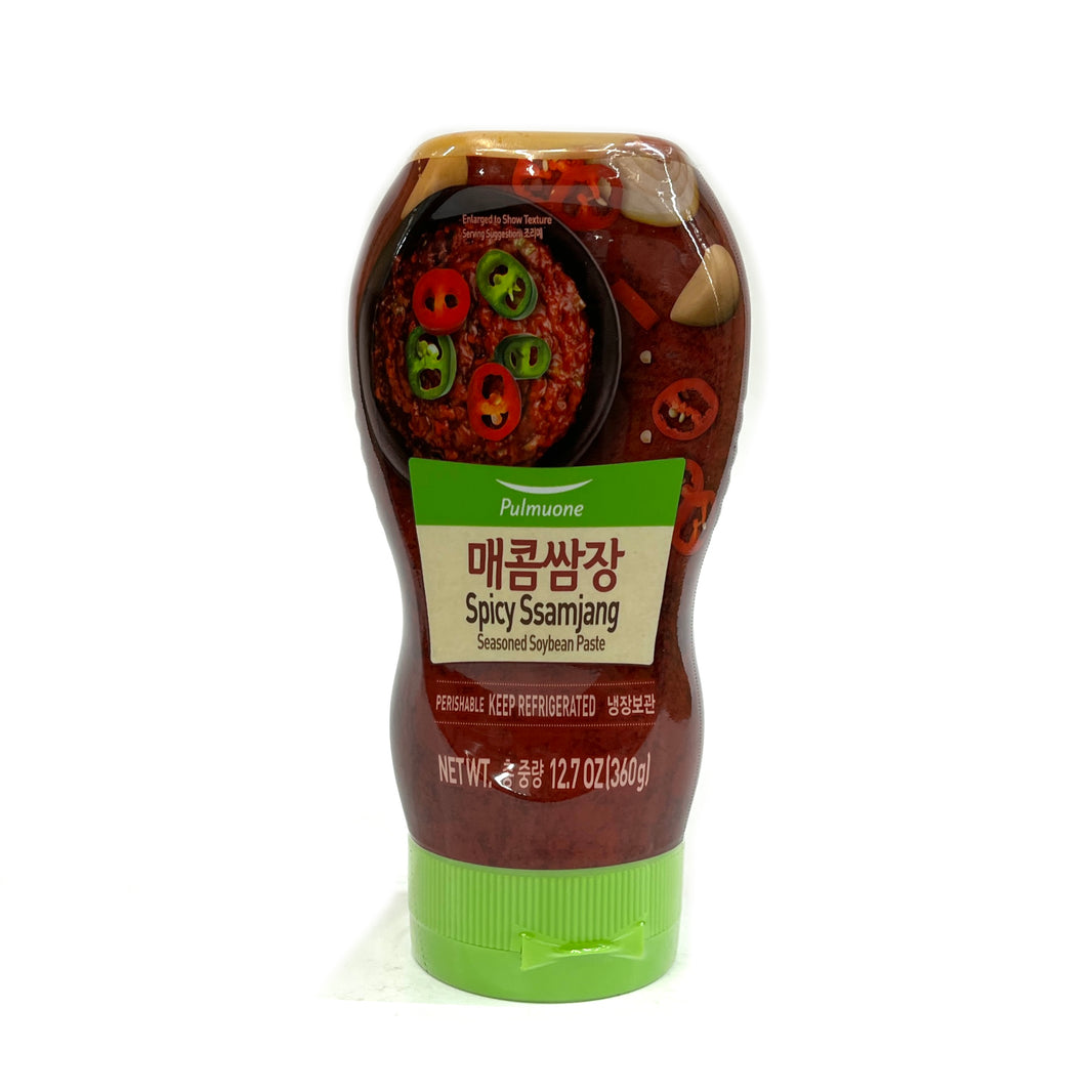 [Pulmuone] Seasoned Soybean Paste Ssamjang - Spicy / 풀무원 매콤 쌈장 (360g)