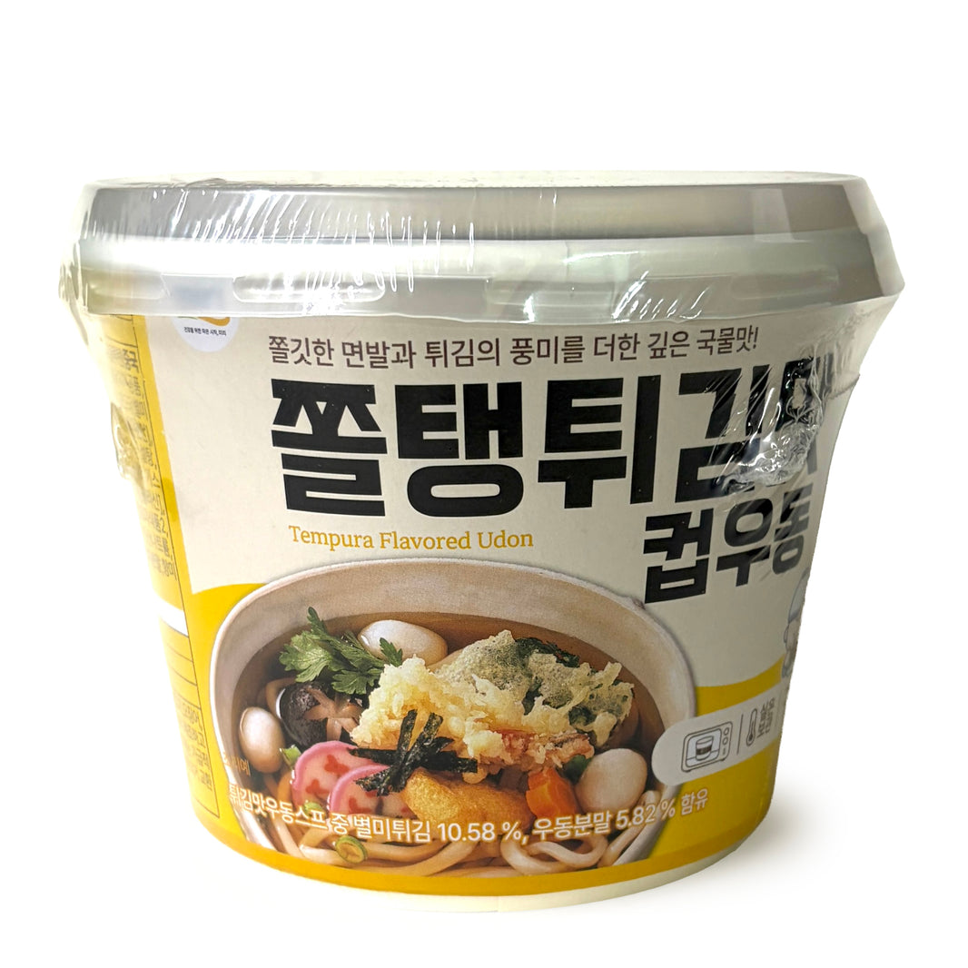 [Miri] Tempura Flavored Udon Bowl / 미리 쫄탱 튀김맛 우동 큰컵 컵우동 (211.5g x2pk)