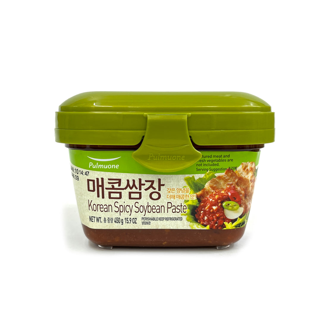 [Pulmuone] Seasoned Soybean Paste Ssamjang - Spicy / 풀무원 매콤 쌈장 (450g)