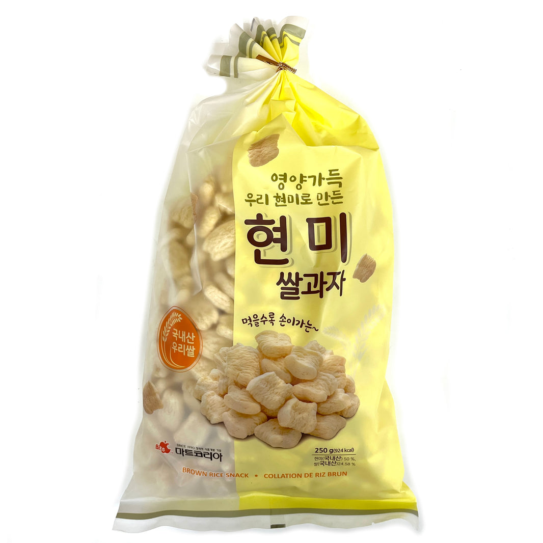 [Mart Korea] Brown Rice Snack Cracker / 마트코리아 영양가득 우리 현미로 만든 현미 쌀과자 (250g)