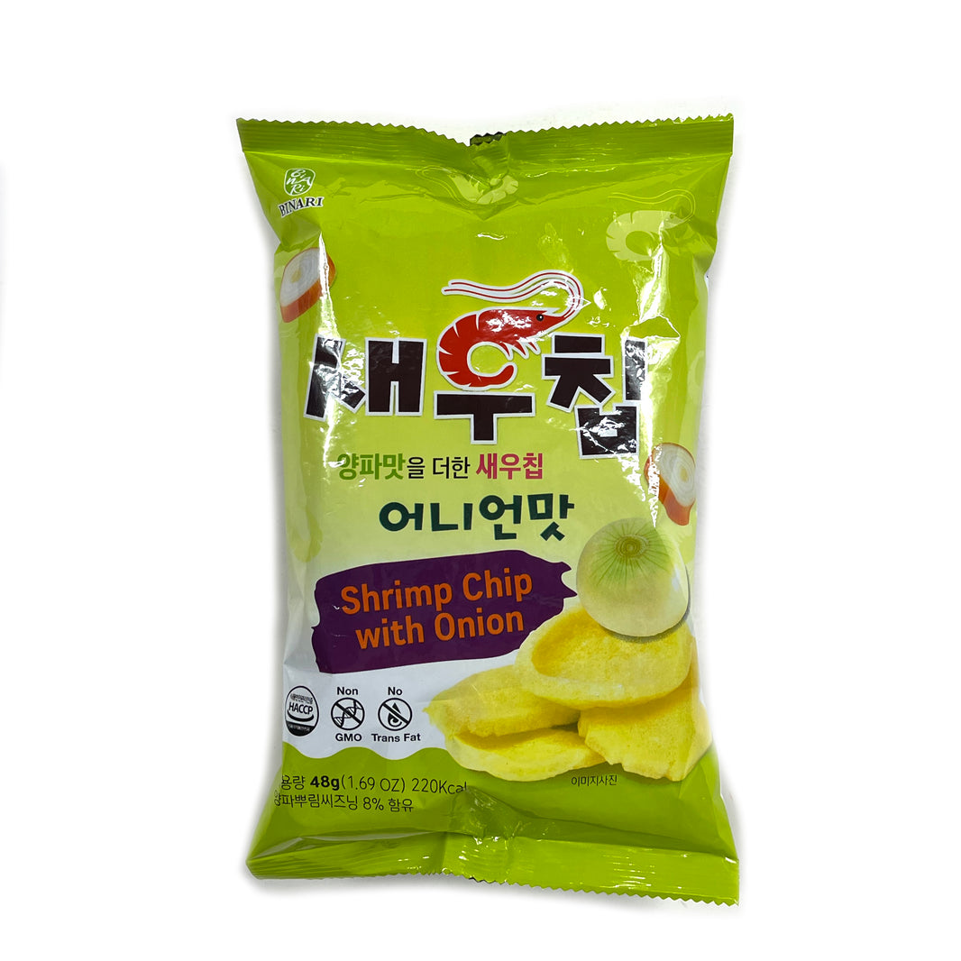 [Binari] Shrimp Chips Onion Flavor / 비나리 새우칩 어니언맛 (48g)