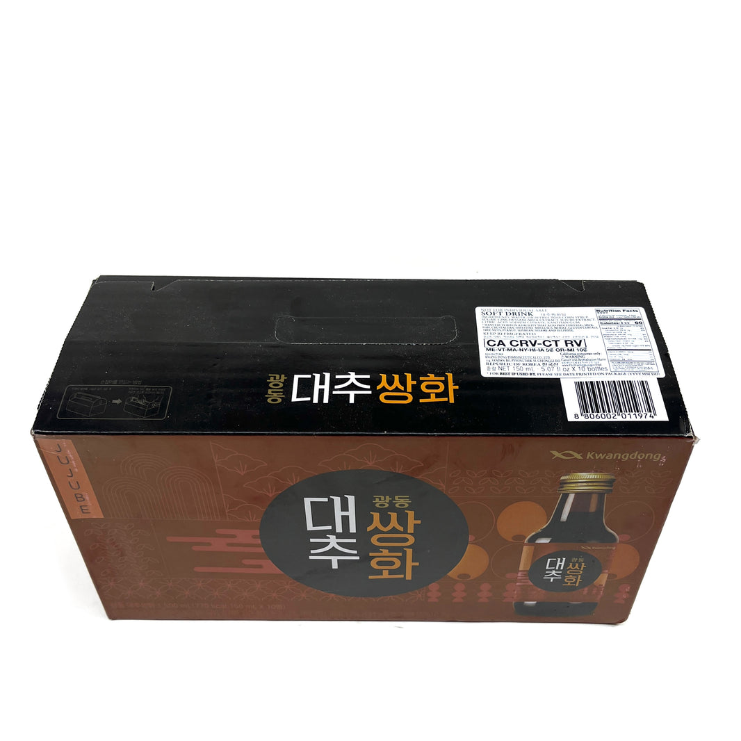 [Kwangdong] Ssanghwa Tang w. Jujube (Herbal supplement) / 광동 대추 쌍화탕 (120ml x10Bottle) (Copy)