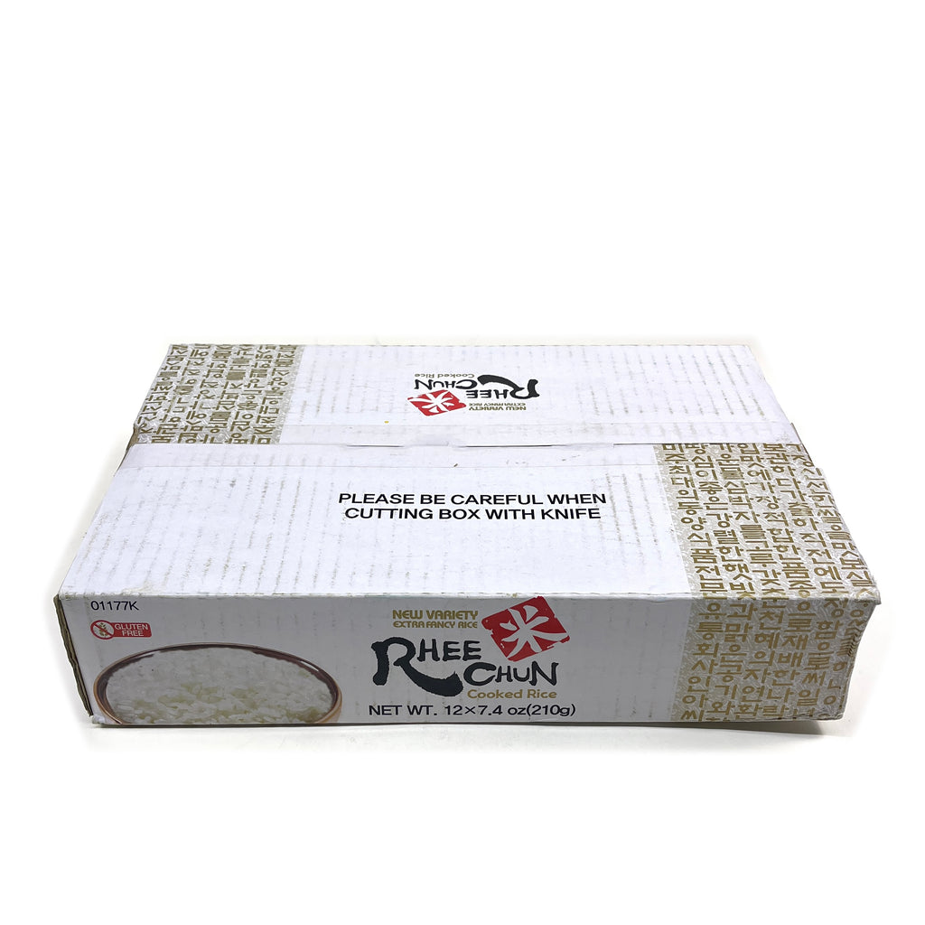 [Rhee] Rhee Chun Cooked White Rice / 이천 밥 즉석밥 (210g X 12 ea)