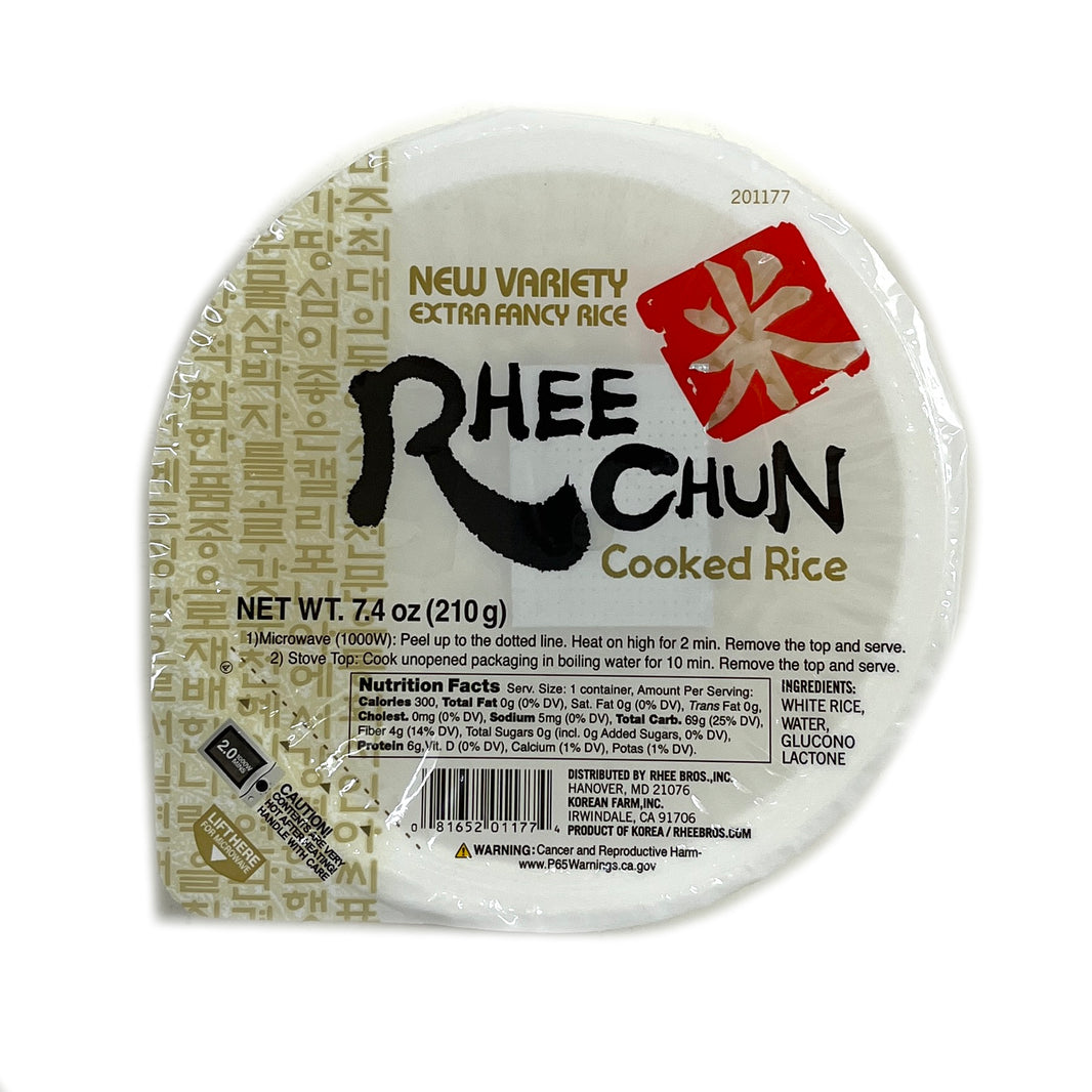 [Rhee] Rhee Chun Cooked White Rice / 이천 밥 즉석밥 (210g x3)