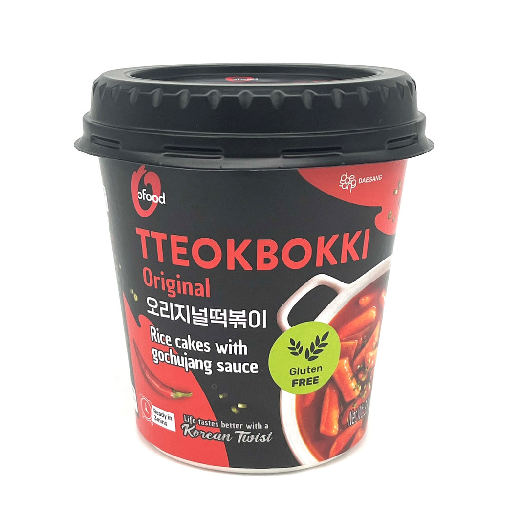 [Ofood] Tteokbokki Original Rice Cakes w. Gochujang Sauce Cup / 오푸드 컵 떡볶이 오리지널  작은컵(108g)