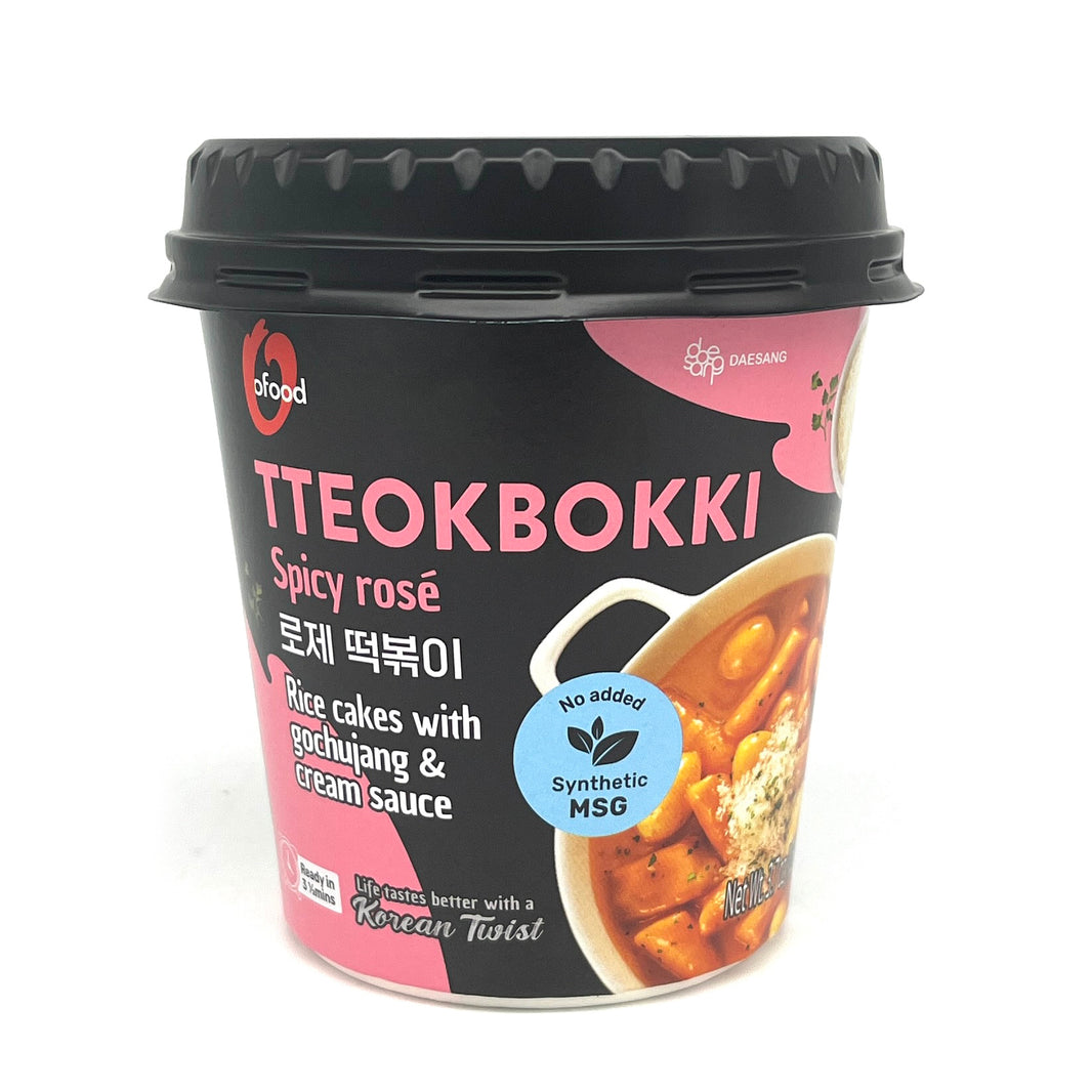 [Ofood] Tteokbokki Rose Rice Cakes w. Chili Sauce Cup / 오푸드 컵 로제 떡볶이 작은컵 (105g)
