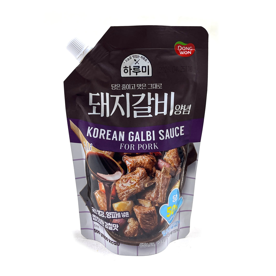 [Dongwon] Korean Galbi Marinade Sauce for Pork / 동원 하루미 돼지 갈비 양념 소스 (500g)