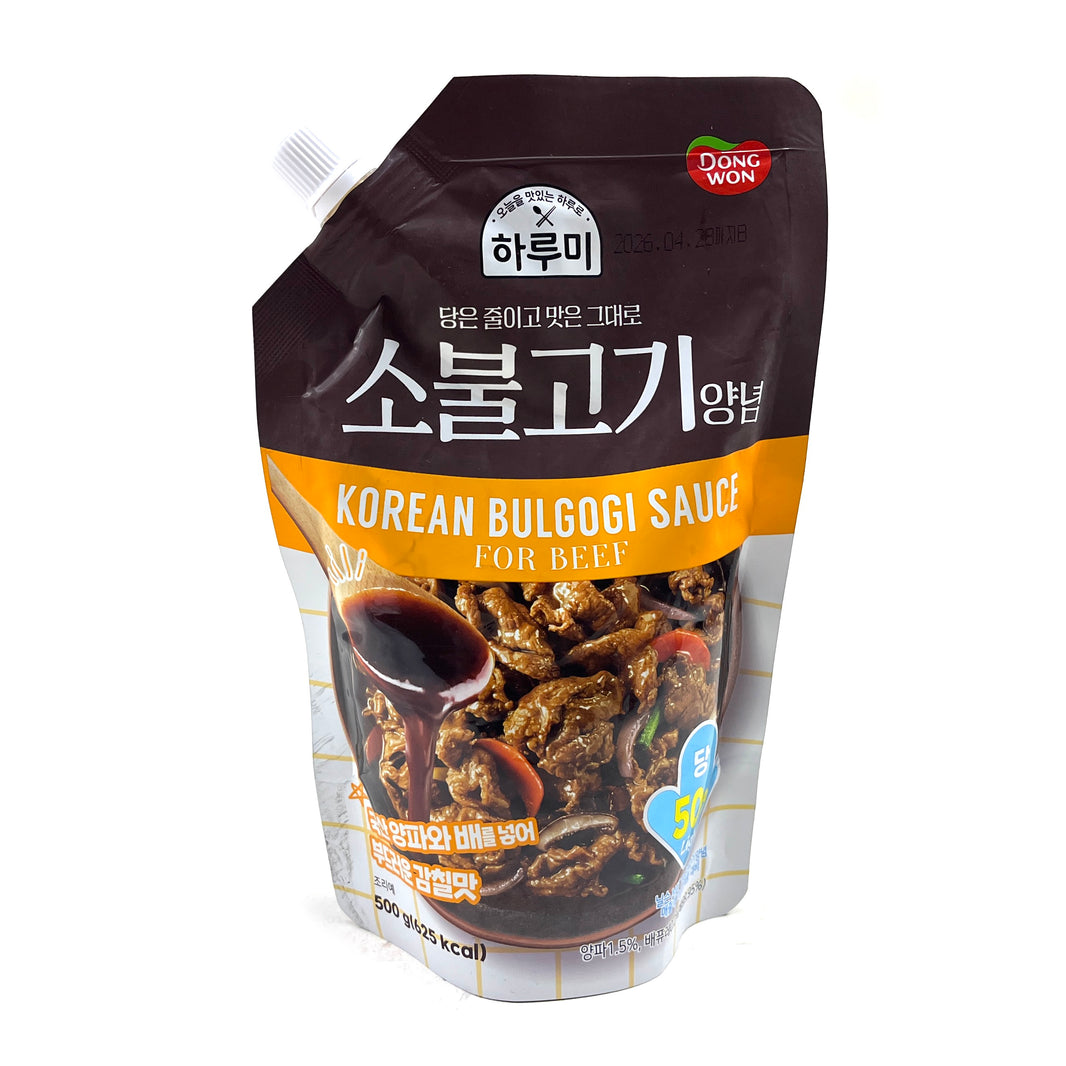 [Dongwon] Korean Bulgogi Marinade Sauce for Beef / 동원 하루미 소불고기 불고기 양념 소스 (500g)