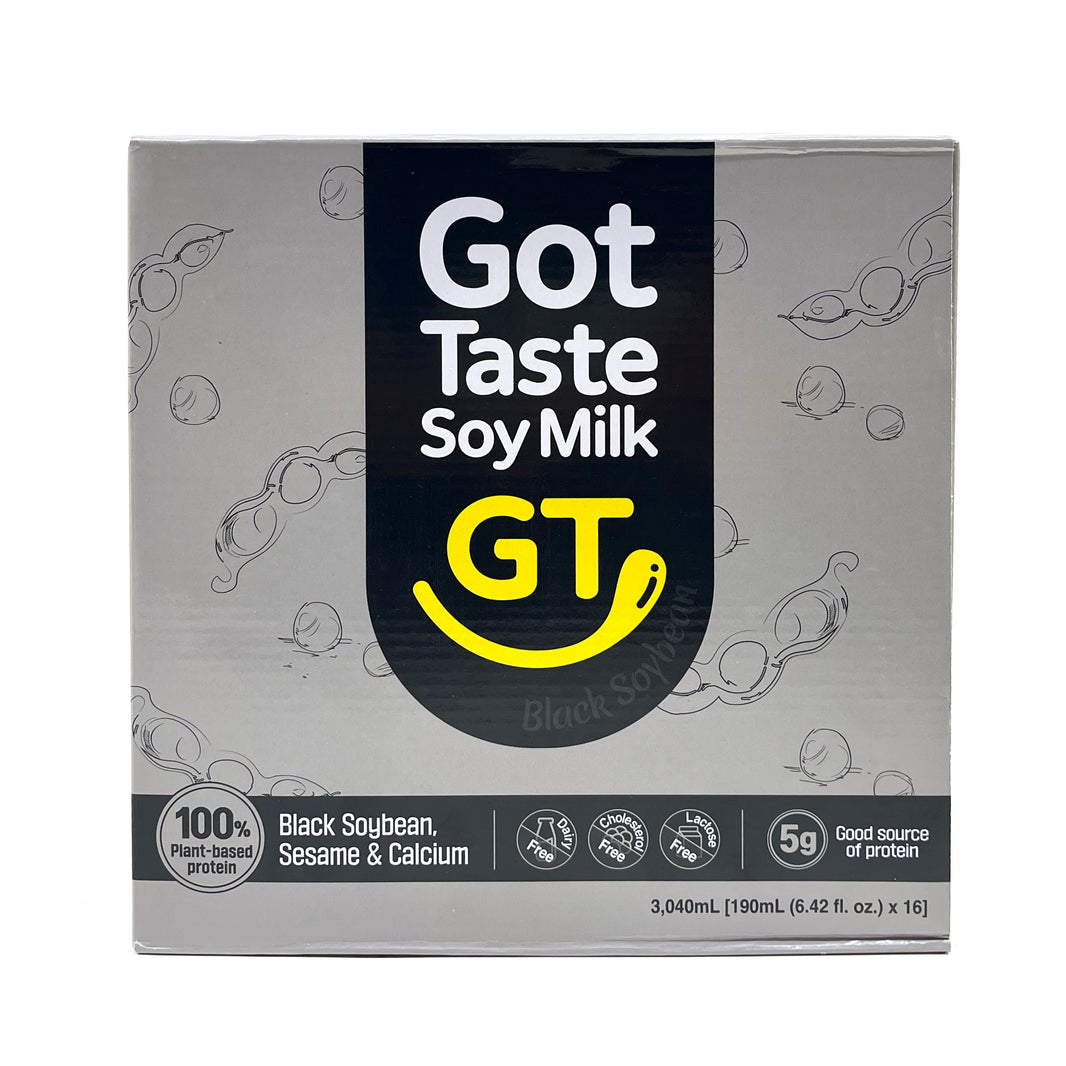 [Namyang] Delicious Soy Milk GT - Black Bean, Sesame w. Calcium / 남양 맛있는 두유 GT 검은콩, 깨 칼슘 (16pk/Box)