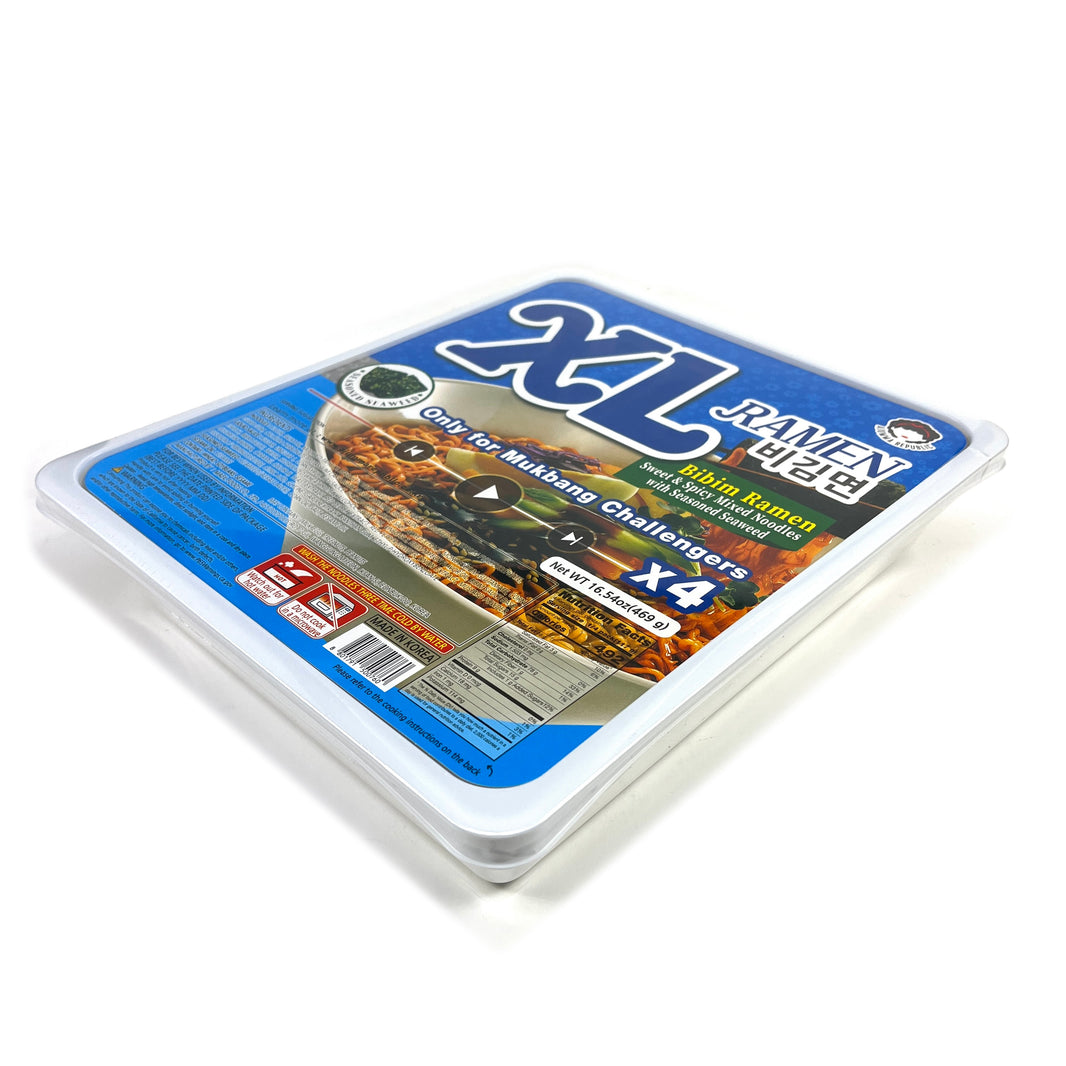 [Ajumma Republic] XL Bibim Ramen Sweet & Picy Mixed Noodele / 아줌마리퍼블릭 XL 비김면 라면 4인분 (469g)