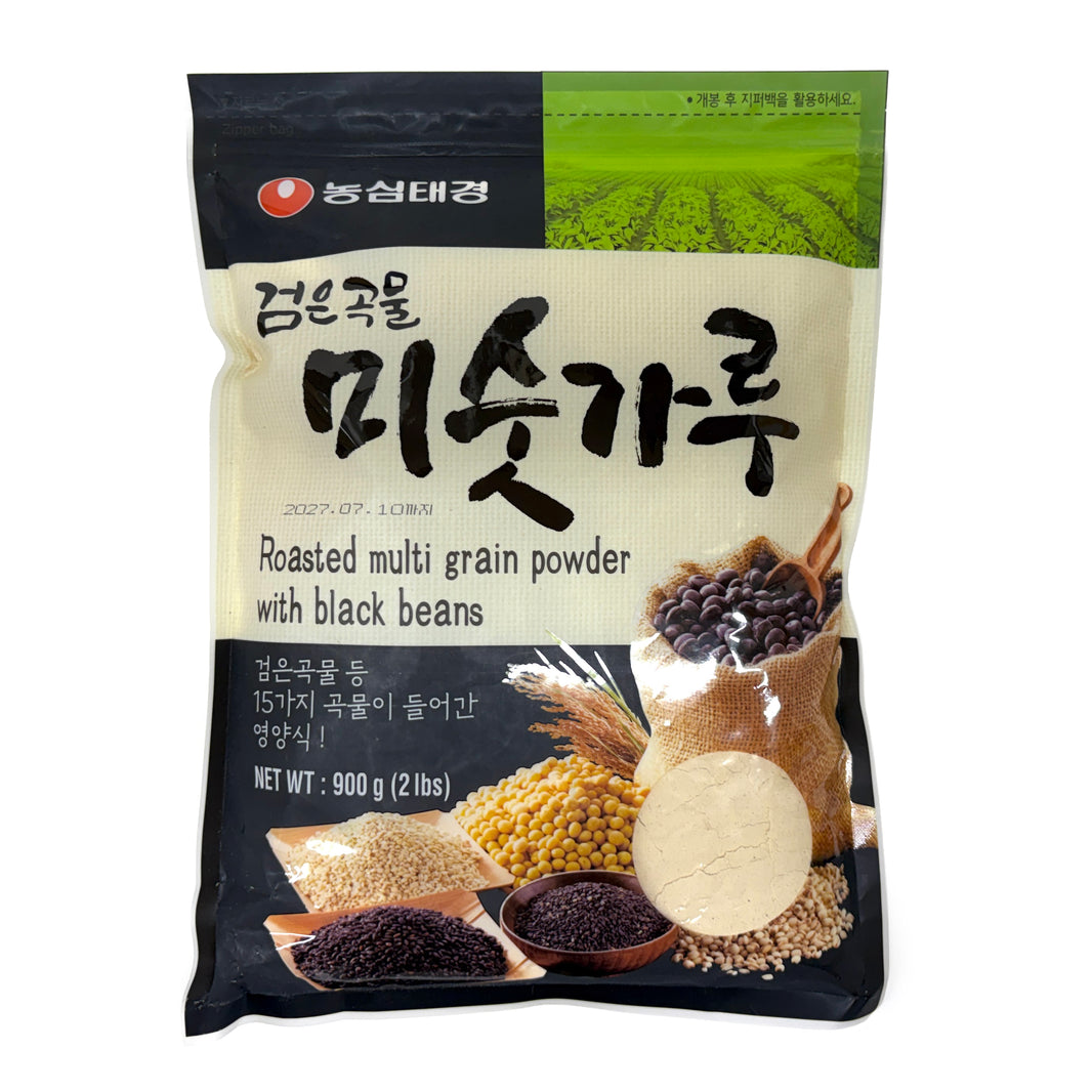 [Nongshim] Taekyung Roast Multi Grain Powder w. Black Beans / 농심 태경 검은 곡물 미숫가루 (900g)