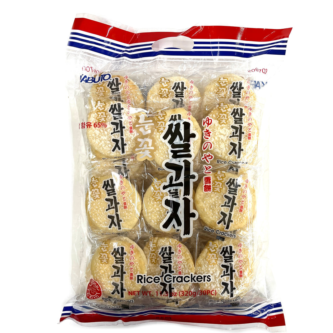 [Kabuto] Snow Flake Rice Crackers / 가부토 눈꽃 쌀과자 (320g)