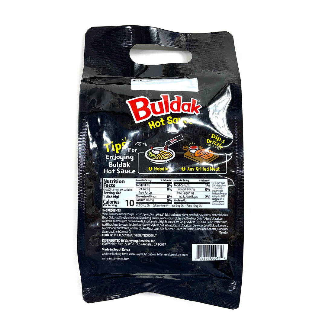 [Samyang] Buldak Hot Sauce Original Sticks / 삼양 불닭 핫 소스 스틱형 (300g 6g x50 Sticks)