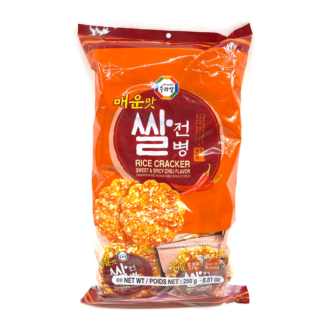 [Surasang] Sweet & Spicy Chili Flavor Rice Cracker / 수라상 매운맛 쌀 전병 쌀과자 (250g)